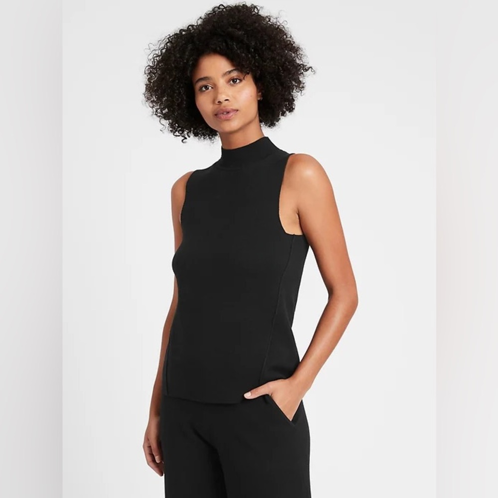 Banana Republic Mock-Neck Sweater Shell